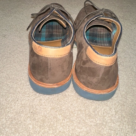 Clarks Brown Oxford Shoes with Suede Finish